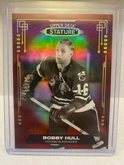 Bobby Hull [Red] Hockey Cards 2021 Upper Deck Stature Prices