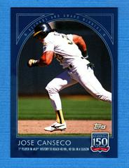 Jose Canseco Baseball Cards 2019 Topps 150 Years of Baseball Prices