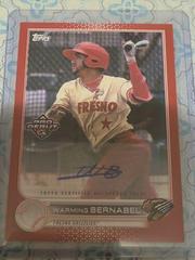Warming Bernabel [Autograph Red] #PD-130 Baseball Cards 2022 Topps Pro Debut Prices