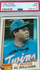 Al Williams #69 Baseball Cards 1982 Topps Prices
