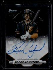 Reggie Crawford [Black Lava] #PA-RCD Baseball Cards 2023 Bowman Sterling Prospect Autograph Prices