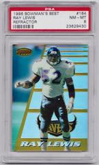 Ray Lewis [Refractor] #164 Football Cards 1996 Bowman's Best Prices