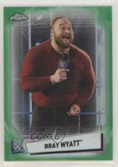 Bray Wyatt [Green Refractor] Wrestling Cards 2021 Topps Chrome WWE Image Variations Prices