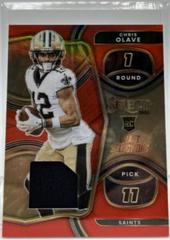 Chris Olave [Red] #DS-9 Football Cards 2022 Panini Select Draft Selections Memorabilia Prices