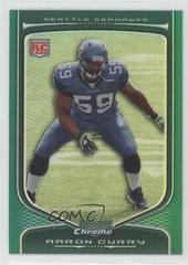 Aaron Curry [Blue Refractor Autograph] #125 Football Cards 2009 Bowman Chrome Prices