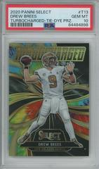 Drew Brees [Tie-Dye Prizm] Football Cards 2020 Panini Select Turbocharged Prices