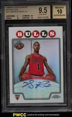 Derrick Rose Autograph Refractor #221 Basketball Cards 2008 Topps Chrome Prices