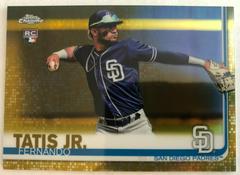 Fernando Tatis Jr. [Gold Refractor] #203 Baseball Cards 2019 Topps Chrome Prices