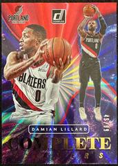 Damian Lillard [Red Laser] #14 Basketball Cards 2021 Panini Donruss Complete Players Prices