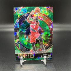 Damian Lillard [Green] #4 Basketball Cards 2020 Panini Select Numbers Prices
