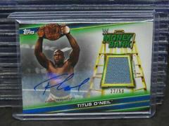 Titus O'Neil [Blue] Wrestling Cards 2019 Topps WWE Money in the Bank Mat Relic Autographs Prices