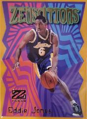 Eddie Jones #7 Basketball Cards 1997 Skybox Z Force Zensations Prices