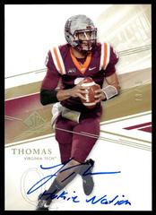 Logan Thomas [Gold Inscribed Autograph] Football Cards 2014 SP Authentic Prices