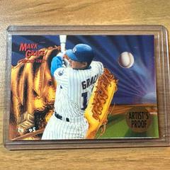Mark Grace Baseball Cards 1995 Sportflix UC3 Prices