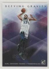Karl Anthony Towns Basketball Cards 2019 Panini Donruss Defying Gravity Prices