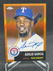 Adolis Garcia [Orange] #CPA-AG Baseball Cards 2022 Topps Chrome Platinum Anniversary Autographs Prices