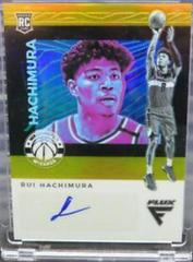 Rui Hachimura [Gold] #FR-RUI Basketball Cards 2019 Panini Chronicles Flux Rookie Autographs Prices