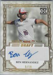 Ben Hernandez [Gold Spectrum] Baseball Cards 2020 Leaf Ultimate Autographs Prices