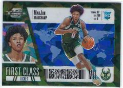 MarJon Beauchamp #19 Basketball Cards 2022 Panini Contenders Optic First Class Ticket Prices