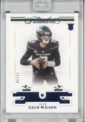 Zach Wilson [Sapphire] #102 Football Cards 2021 Panini Flawless Prices