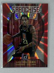 Lou Williams [Red Laser] Basketball Cards 2019 Panini Donruss Franchise Features Prices