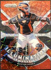 Buster Posey [Red Velocity] #IL-14 Baseball Cards 2021 Panini Prizm Illumination Prices