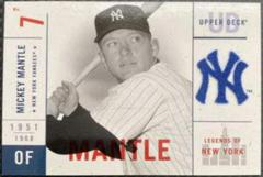 Mickey Mantle Baseball Cards 2001 Upper Deck Legends of NY Prices