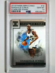 Shaquille O'Neal #18 Basketball Cards 2019 Panini Impeccable Stainless Stars Prices