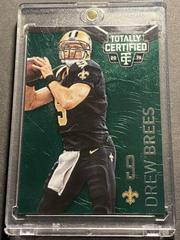 Drew Brees [Platinum Green] #58 Football Cards 2014 Panini Totally Certified Prices
