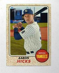 Aaron Hicks #25 Baseball Cards 2017 Topps Heritage Prices