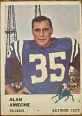 Alan Ameche #31 Football Cards 1961 Fleer Prices