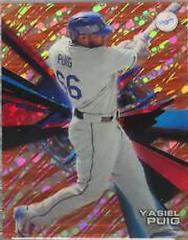 Yasiel Puig [Grass Red Orbit Diffractor] #HT-YP Baseball Cards 2015 Topps High Tek Prices