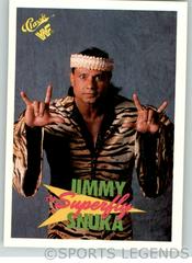 Superfly Jimmy Snuka #14 Wrestling Cards 1990 Classic WWF Prices