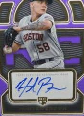 Hunter Brown [Purple] Baseball Cards 2023 Topps Definitive Rookie Autographs Collection Prices