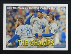 Mike Moustakas, Alcides Escobar, Eric Hosmer #1 Baseball Cards 2016 Topps Heritage Prices