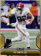 Irv Smith Jr. [Gold] #34 Football Cards 2019 Leaf Draft Prices