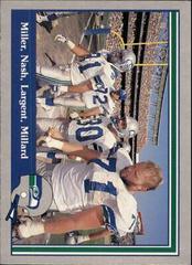Miller, Nash, Largent, Millard Football Cards 1989 Pacific Steve Largent Prices