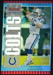 Peyton Manning [Blue Refractor] #1 Football Cards 2005 Bowman Chrome Prices