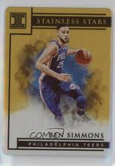 Ben Simmons [Gold] Basketball Cards 2019 Panini Impeccable Stainless Stars Prices