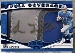 Sam LaPorta [Autograph] #FC-15 Football Cards 2023 Panini Plates and Patches Full Coverage Prices