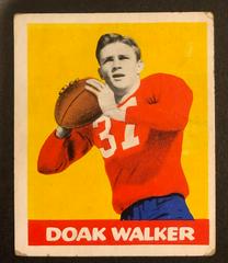 Doak Walker [Bright Yellow Background] #4 Football Cards 1948 Leaf Prices