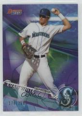 Evan White [Purple Refractor] #TP-34 Baseball Cards 2017 Bowman's Best Top Prospects Prices