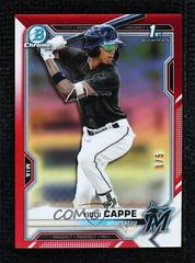 Yiddi Cappe [Red Refractor] #BCP-199 Baseball Cards 2021 Bowman Chrome Prospects Prices