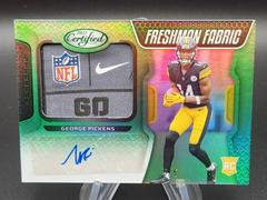 George Pickens [Freshman Fabric Signature Green] #218 Football Cards 2022 Panini Certified Prices