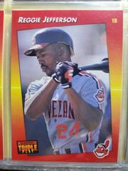 Reggie Jefferson #24 Baseball Cards 1992 Panini Donruss Triple Play Prices