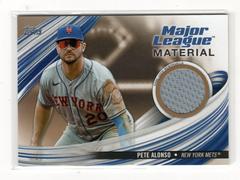 Pete Alonso [Gold] #MLM-PA Baseball Cards 2023 Topps Update Major League Material Prices