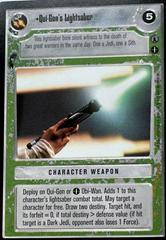 Qui-Gon's Lightsaber Star Wars CCG Reflections III Prices