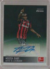 Moussa Diaby [Black Refractor] Soccer Cards 2021 Stadium Club Chrome Bundesliga Autographs Prices