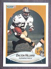 Dalton Hilliard Football Cards 1990 Fleer Prices