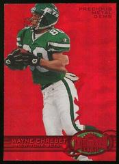 Wayne Chrebet #15 Football Cards 1997 Metal Universe Prices